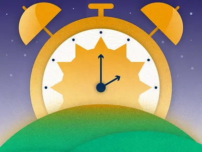 Rule29 Holiday Reminder clock day light design illustration rule29 time vector