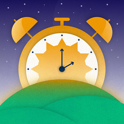 Rule29 Holiday Reminder clock day light design illustration rule29 time vector