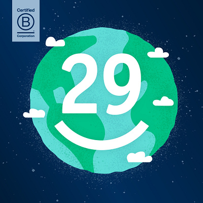 Rule29 Holiday Post : Earth Month b corp earth earth day illustration logo rule29 vector