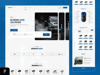 Car Rental Website Design adobe xd designs car rental website design car rental website ui creative designs creative ui creative website designs design modern dsigns ui ui designs ux website designs