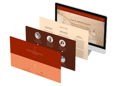 Beautiful Yoga brand identity brand identity design branding branding design design digital design graphic design logo photography ui ux ui visual design web design website design yoga yoga studio