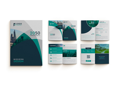 Corporate Company Profile Design bi fold brochure book cover booklet brand identity brochure catalog design company profile graphic design presentation design