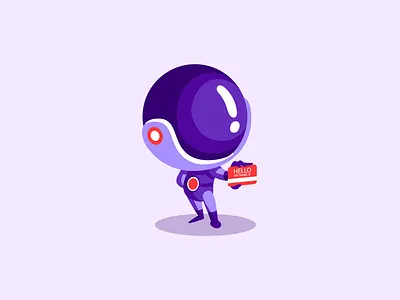 Scaleway's mascot branding character cute design developers identity illustration jedi mascot rider scaleway turnaround vector