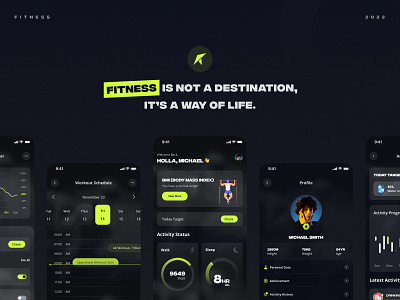 ryder | App design for Fitness & Workout | UI UX app bodybuilding designer fitness fitness app gym health ios landing page meditation mobile mobile app run running sports tracking uiux website workout yoga