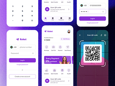 Mobile Banking app bank bank app banking banking app card cradit card ewallet finance finance app fintech hafiz hafiz rana mobile mobile app mobile banking mobile design mobile ui money money transfer payment