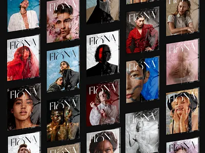 Design for a fashion magazine design graphic design typography ui ux