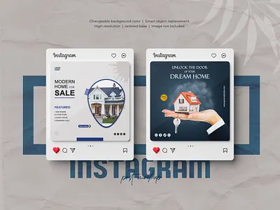 Real State Banner | Social Media Post Design ad advertiging branding cover design facebook ad facebook post graphic design home house instagram ad instagram post real state shot social media ad banner social media banner social media post design template ui web banner