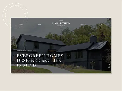 Unearthed Design + Build construction contractor design build interior designer ui web web design website woman owned