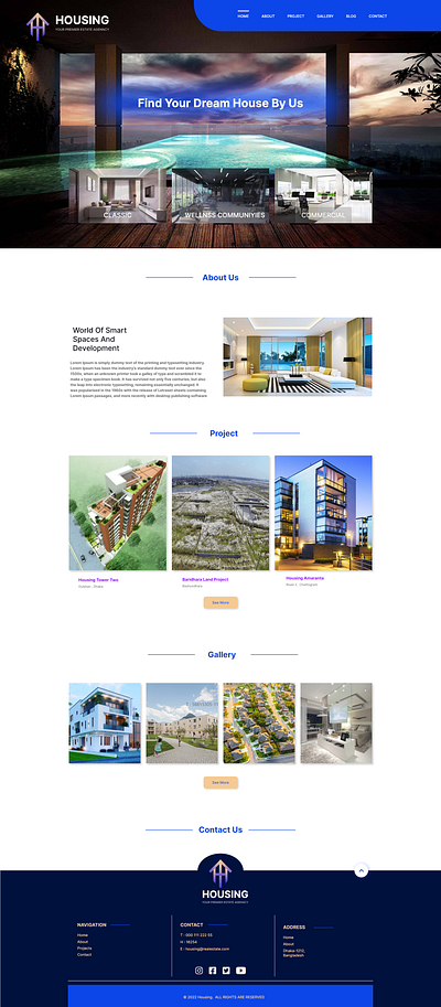 Real Estate Landing Page Design... branding graphic design typography ui ux uxui