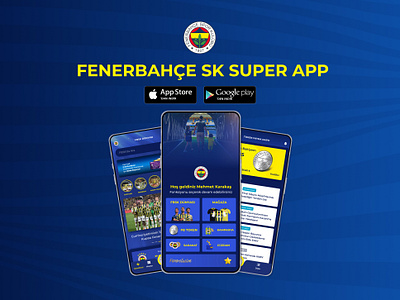 Fenerbahçe SK Super App design ui ui ux design ux