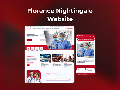 Florence Nightingale Website Design design ui ui ux design ux website