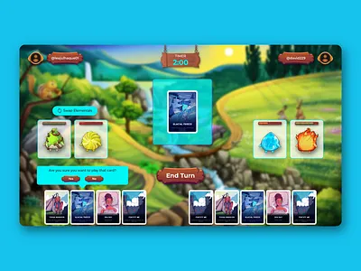 Elemental Universe - P2E Game UI app ui nft game ui