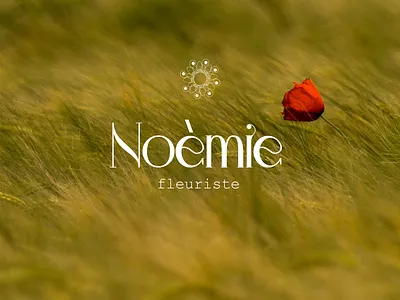 Logo for flower boutique branding design graphic design logo typography