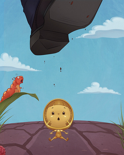 Tales of a Penny book design book illustration books childrens illustration digital art illustration