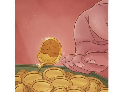 Tales of a Penny book design book illustration books childrens illustration concept art digital art illustration