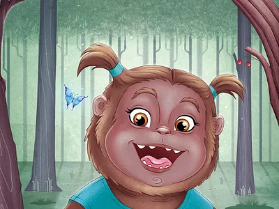 Sammy the Sasquatch book design book illustration books character design childrens illustration concept art digital art illustration