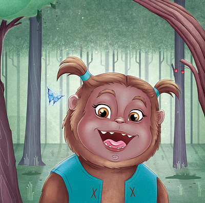 Sammy the Sasquatch book design book illustration books character design childrens illustration concept art digital art illustration