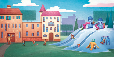 Sammy the Sasquatch book design book illustration books childrens illustration concept art digital art illustration