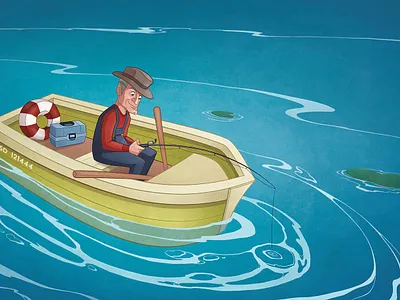 Papa's Boat book design book illustration books childrens illustration concept art digital art illustration