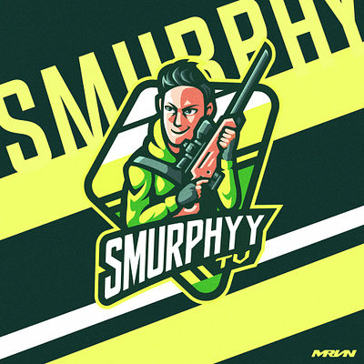 SMURPHYY TV branding cool design esports gaming logo graphic design illustration logo mascot