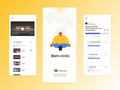 Mobile educational app app branding design logo mobile typography ui
