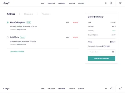 Co design ecommerce furniture typography ui uiux user interface ux web design website design