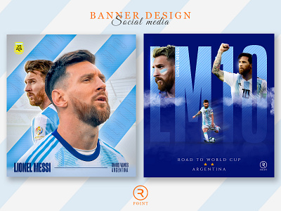 Lionel Messi Argentina social media banner | Facebook post | ads argentina banner design bannner branding facebook facebook post facebook stories graphic design instagram instagram reels leo lionel messi messi minimal social media templates typograpghy web web page