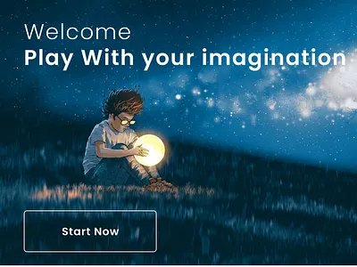 Play with your imagination graphic design ui