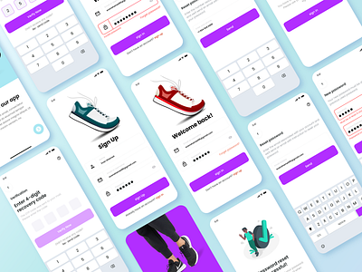 Shoe app concept - Onboarding screens app app concept apps design ios ios app onboarding screen online app shoe ap concept shoe app shoes shooping app ui uiux user interface