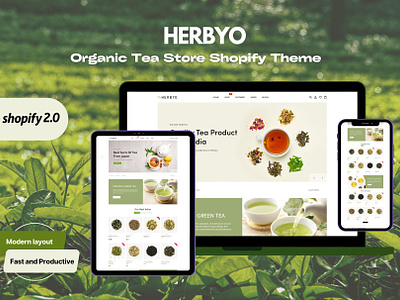 Herbyo - Tea Store Shopify Theme