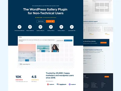 WordPress Website Builder appdesign creative design figma landing page ui ux vector website wordpress