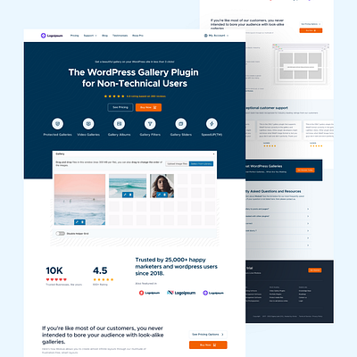 WordPress Website Builder appdesign creative design figma landing page ui ux vector website wordpress