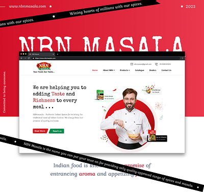 NBN Masala UI Concept ui