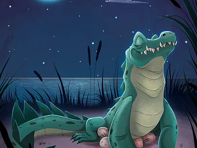 Calvin the Kooky Crocodile book design book illustration books childrens illustration digital art illustration