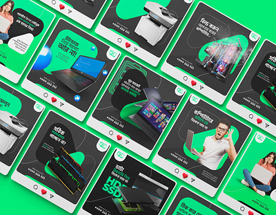 Computer Shop Social Media Post Design ads bashar billah computer crative ads creative post design shop social media swdeep billah