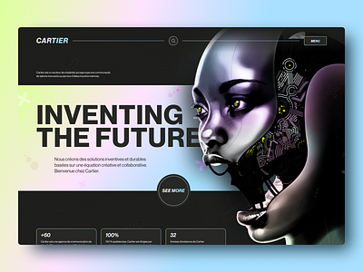 CARTIER website redesign concept behance branding design dribble figma illustration logo photoshop ui ux