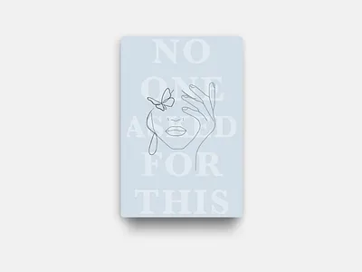 Book Cover for No One Asked For This book book cover branding design illustration