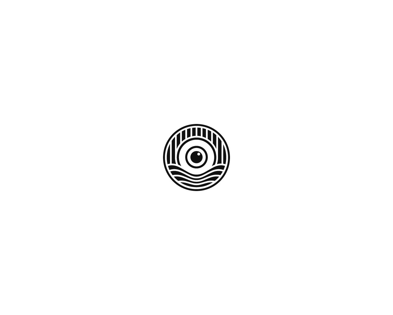 Bridge sight clean design logo minimal symbol
