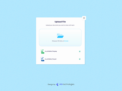 Drag and Drop / Upload Screen animation app brand visualization drag and drop drag and drop screen drag drop file file extension file extension icons file type file type icon icons interaction design motion graphic rich technologies ui ui ux uiux upload upload screen