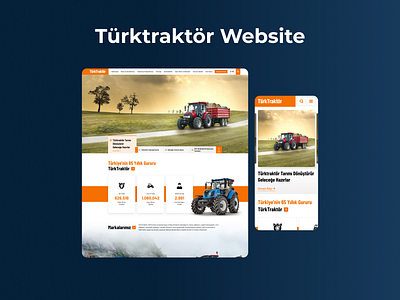 Türktraktör Website ui