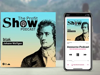 PROFESSIONAL PODCAST COVER ART app app design applepodcat art work cover design graphics design illustration podcast podcastcover professiona podcast professional