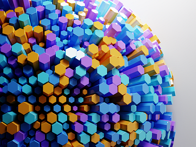 Abstract Render 3d blender cycles
