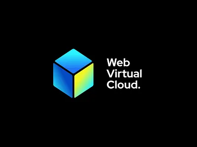 Web Virtual Cloud — Logotype box branding cloud identity illustration logo logotype minimal virtual web