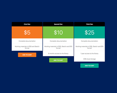Pricing Table design plan plans pricing responsive design table ui web design