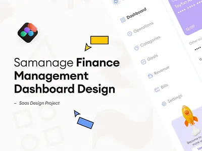 Finance Management Dashboard - SaaS Platform UX/UI Design dashboard saas design ui user experience user interface ux