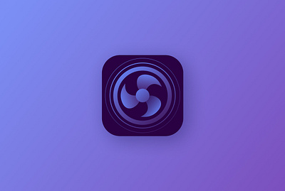 Logo design for app Box Fan app logo app logo icon box design fan logo logo design sleep