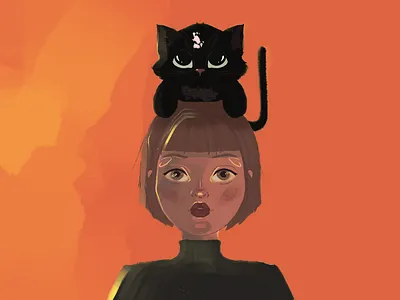 Little monster ai art brush design illustration trending vector