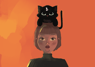 Little monster ai art brush design illustration trending vector