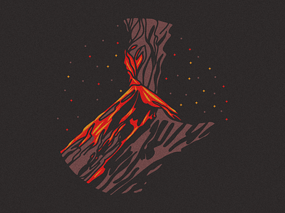 Lava adobe illustrator design illustration lava vector volcano