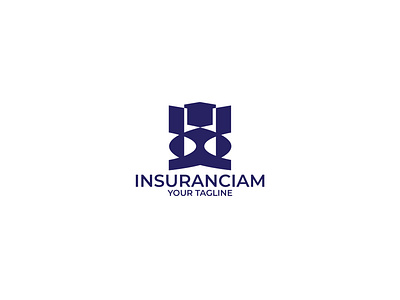 INSURANCIAM logo anbipul98 branding consultancy logo corporate logo design dribbble logo fiverr seller logo icon iconic logo insurance logo logo logotype minimalist logo minimalistlogo modern logo modernlogo